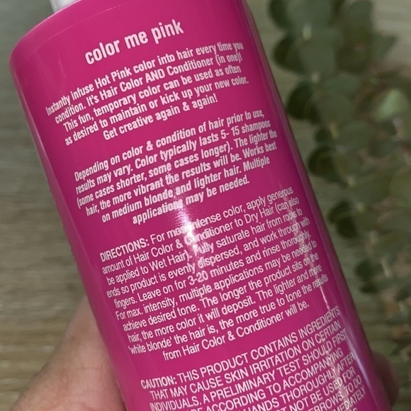 Pink hair color & conditioner NEW Rock the‎ locks cruelty free vegan barbiecore - Picture 2 of 3